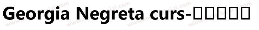 Georgia Negreta curs字体转换